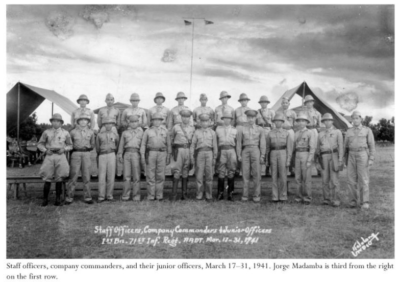 Cartagena Staff officers - March 1942 Catagena platoon